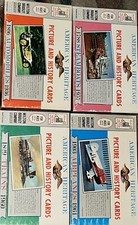 1961 American Heritage Steamboats Trains Cars Planes Pictures and History Cards picture