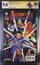 Smallville Season 11 Continuity #4 DC Comic CGC SS 9.0 Sign Tom Welling Superman picture