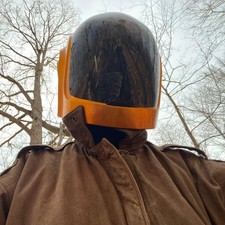 Daft Punk Guy Manuel Helmet Resin 1:1 Cosplay Mask Music Fan Prop Christmas Gift picture