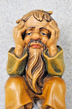 Vtg ANRI Wood Carving 