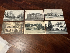 Antique 1907 NEW JERSEY NJ Postcard Lot GAS STATION/School/Streets/POST OFFICE++ picture