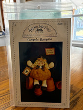 Vintage 1994 Homebodies Pumpkin Bumpkin Doll Pattern 123 Christine Rieke UNCUT picture