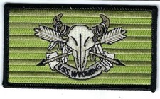 USS Wyoming SSBN 742 - Moral Patch - Skull Cross Arrows - 2  4 in FE - BCP c7894 picture