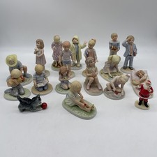 Lot of 18 Adorable Porcelain Figurines 1980’s By Frances Hook & More picture