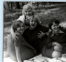 Funny lesbyan Girls touch Boobs hug grab boobs vintage photo Good looking gay picture