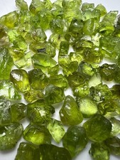 285 Carat Faceted cut Grade Olive Green Peridot Crystals From PAKISTAN picture