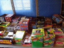 Medium USPS Box Filled With Sportscards Unopened Packs, Vintage, FREE Mantle picture