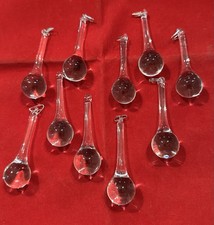 Lot Of 10 Clear Glass Teardrop Chandelier Prisms picture