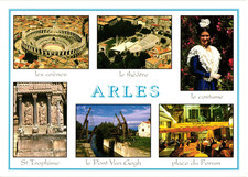 Arles France Roman City Arenas Theatre St Trophime Van Gogh Bridge Postcard picture