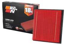 K&N Long Life 18,000 Mile High Performance Engine Air Filter Replacement picture