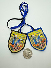 St. Michael Woven Cloth Scapular - Blue Shield picture