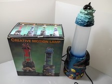 VTG Lava Lamp 90s Nautical Ocean Theme Whale Orca Dolphin Under The Sea  picture