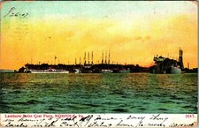 Lamberts Point Coal Piers Norfolk Virginia VA 1907 DB Postcard B6 picture