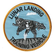 NASA Apollo Lunar Landing Training Vehicle space program moon mission patch picture