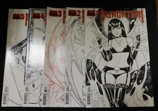 PURGATORI 1-5 DYNAMITE RI B&W RED VARIANT COMIC SET COMPLETE RUFFINO 2014 VF/NM picture