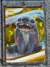 2025 Topps Chrome Sapphire Disney Stitch Gold 39/50 #200 picture