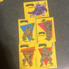 Topps 1989 Teenage Mutant Ninja Turtles Series 1 Stickers-TMNT, Shredder-vintage picture