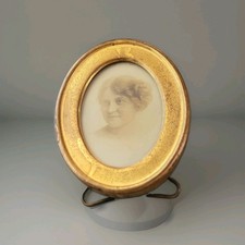 Antique Kronheimer & Oldenbusch  K & O Co. Oval Gold Plated Picture Frame pic picture