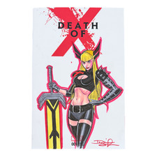 Death of X #1 - Blank Variant - Full Magik Sketch by Dietrich Smith picture