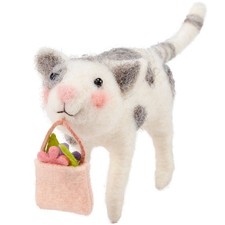 Primitives by Kathy Flower Bag Cat Felt Critter 450687 picture