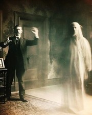 Victorian Ghost Photograph | Seance  | Spirit | Halloween Decor | Spooky Photo picture