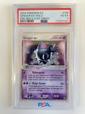 Gengar Ex Fire Red & Leaf Green ENG PSA 4 picture
