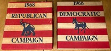 Republican And Democratic￼Campaign Whisky Bottles First Edition In Boxes picture