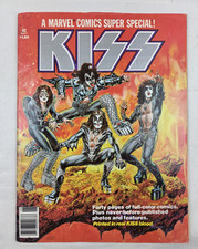 Marvel Kiss Comic Book 1977 Printed with Kiss Blood w Poster Read picture