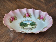 Antique c1905 Water Works Park Detroit Michigan Souvenir Dish Millar Austria picture