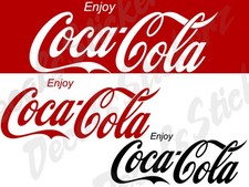 Enjoy Coca-Cola Decal Sticker YOU PICK SIZE AND COLOR picture