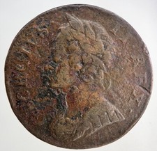1757 George II 2nd Half-Penny Coin | Collectable Grade picture