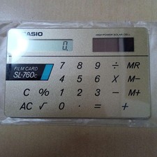 CASIO SL-760c Calculator Set of 3 #dcad2f picture