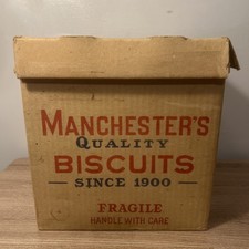 Vintage MANCHESTER'S Biscuit Co. Sioux Falls SD Fargo ND Box Country Store picture