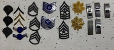 Lot 22 US Military Army Air Force Rank Insignia Warrant Bars Sergeant Major US picture