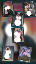 Black Cat Comic Cover. Lady Picture Book. Set Of 6 Covers. Full Naughty Mature picture