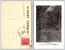 Pine Knoll Camp for Girls The Lake Path Conway New Hampshire Postcard AZ57 picture