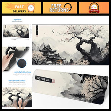 Japanese Mouse Pad, Large Japanese Desk Mat, XL Anime Gaming Keyboard Mat, Non-S picture