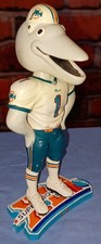 SUPER RARE - Miami Super Bowl XLI Dolphins T.D. Mascot Bobblehead - Colts Bears picture