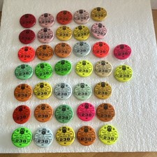 Mixed Lot Pin Back Pins Lot Of 37 All Pre-Owned picture
