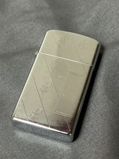 Vintage 1956 Zippo Slim Chrome Lighter TESTED - WORKING picture