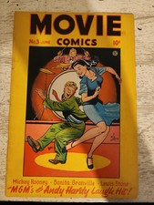 Movie Comics #3 (Fiction House June 1947) VG  picture