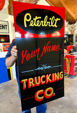 ORDER A PERSONALIZED PETERBILT SIGN FOR YOUR BUSINESS TRUCKING CO DEALERSHIP @p picture