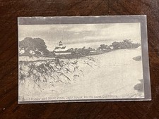 Pacific Grove California Point Pinos Lighthouse Sand Dunes Mitchell Postcard picture