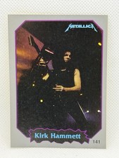1997 ULTRA FIGUS Argentina Rock Card Sticker Kirk Hammett Metallica #141 RARE picture