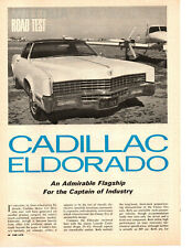 1967 CADILLAC ELDORADO 429/340 HP ~ ORIGINAL 6-PAGE ROAD TEST / ARTICLE / AD picture