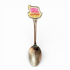 Vintage Mount Vernon Virginia Souvenir Collector Spoon Enameled Crest Crest picture