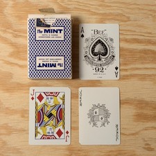 Vintage Del Webb's Mint Hotel Casino Las Vegas Bee No 92 Playing Cards 54 Card picture
