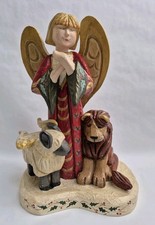 House of Hatten Angel Peaceable Kingdom Figurine Denise Calla Lamb Lion 1998 15