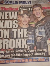 NEW KIDS ROOKIE GEORGE LOMBARD SPENCER JONES YANKEES WIN NY POST 10/2 2026 picture
