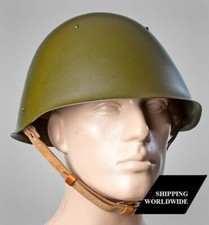 Original USSR Military Soviet Army Helmet SSh 68 Type Steel Size 2 Russian NOS picture